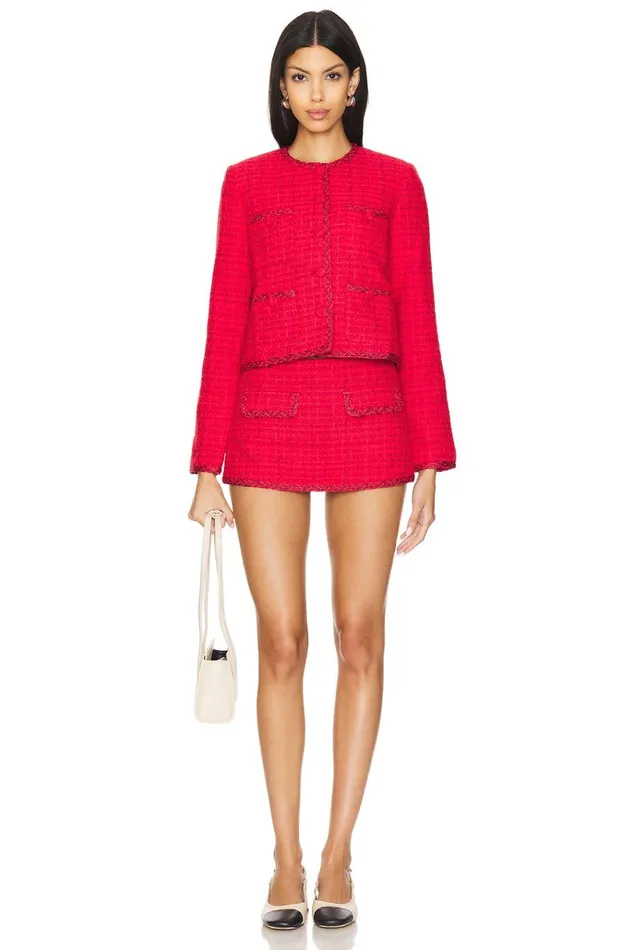 Alina Jacket Rose Red Women Lovers Friends Jackets and Coats