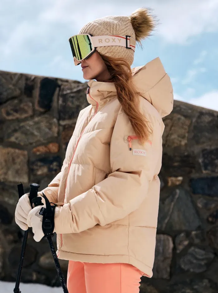 Alofted 8211 Snow Jacket Pebble Women Roxy Jackets and Coats