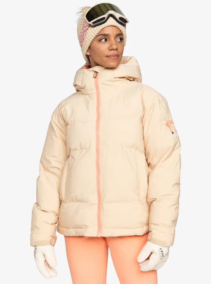 Alofted 8211 Snow Jacket Pebble Women Roxy Jackets and Coats