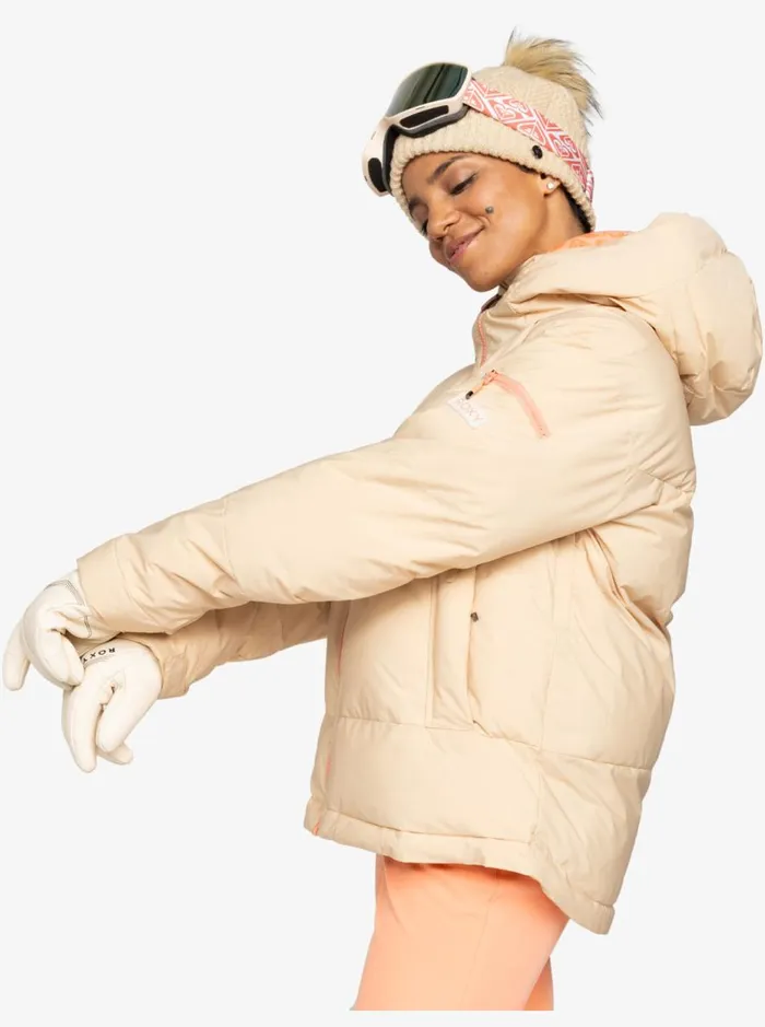 Alofted 8211 Snow Jacket Pebble Women Roxy Jackets and Coats
