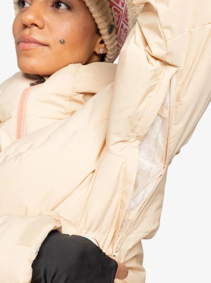 Alofted 8211 Snow Jacket Pebble Women Roxy Jackets and Coats