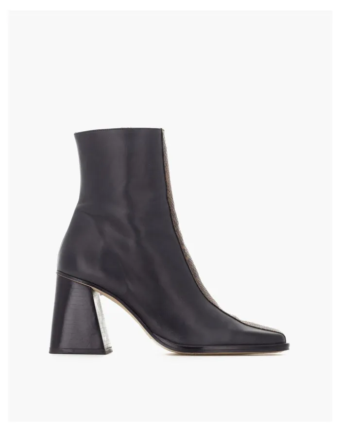 ALOHAS South Edge Black Python Black Multi Women Madewell Boots