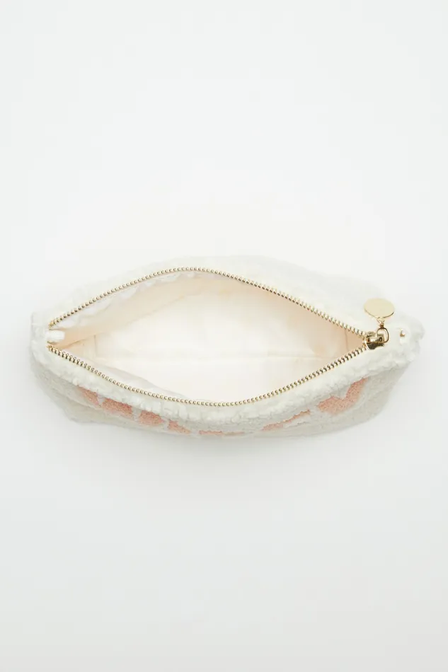 Altar8217d State Wifey Teddy Cosmetic Bag Women Bath Beauty