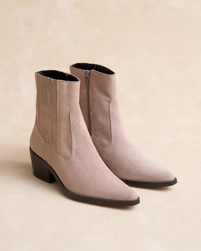 Ankle Boots Picatea Heel Nude Women Polin Et Moi Ankle Boots