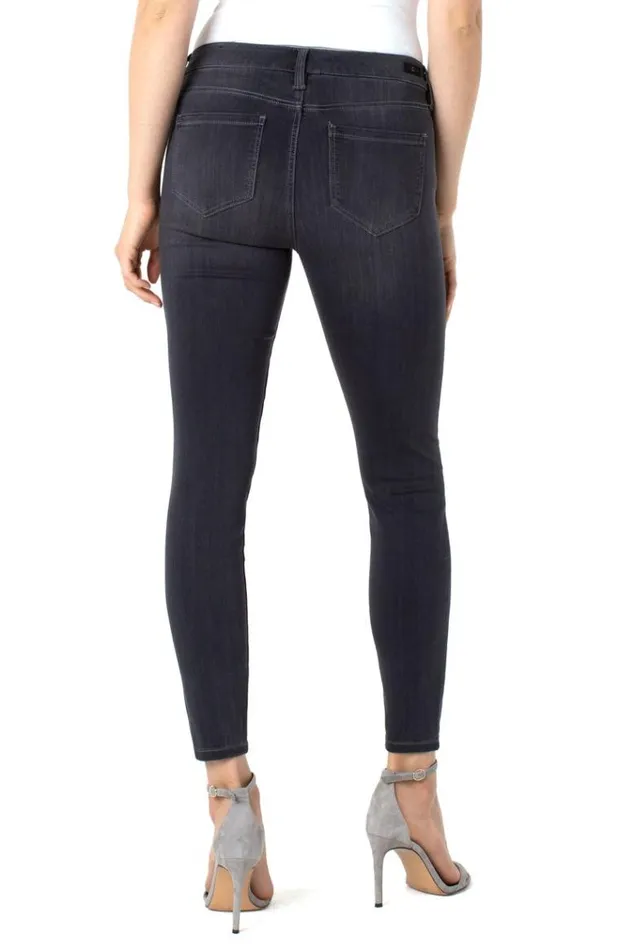 Ankle Skinny Women Liverpool Los Angeles Abby Ankle Skinny Silky Soft Meteorite
