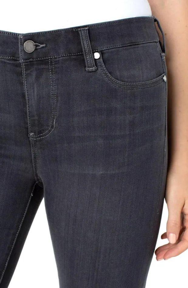 Ankle Skinny Women Liverpool Los Angeles Abby Ankle Skinny Silky Soft Meteorite