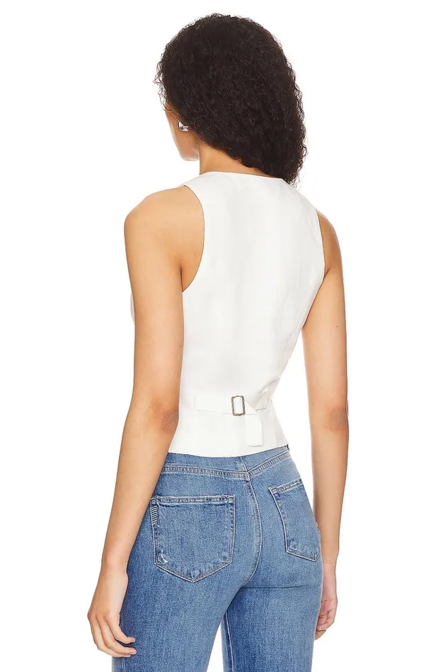 Asa Vest Ivory Women Lovers Friends Tops Asa Vest Ivory Women Lovers Friends Tops