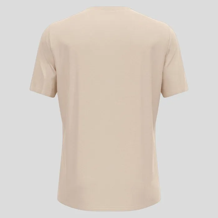 Ascent Sun Sea Mountains Tshirt Silver Cloud Melange Men Odlo TShirts and Polos