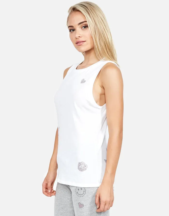 Ashlin Crystal Elements White Women039s Lauren Moshi Tanks