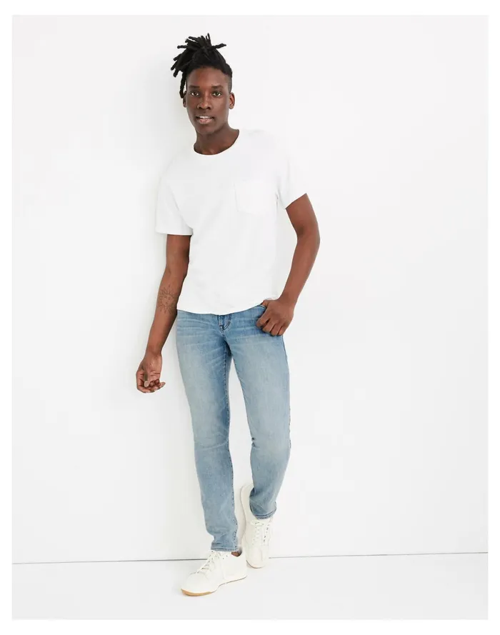 Athletic Slim Jeans In Campaign Wash Campaign Wash Men Madewell Jeans