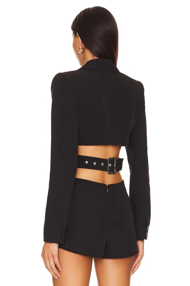 August Wrap Blazer Black Women Lovers Friends Jackets and Coats August Wrap Blazer Black Women Lovers Friends Jackets and Coats