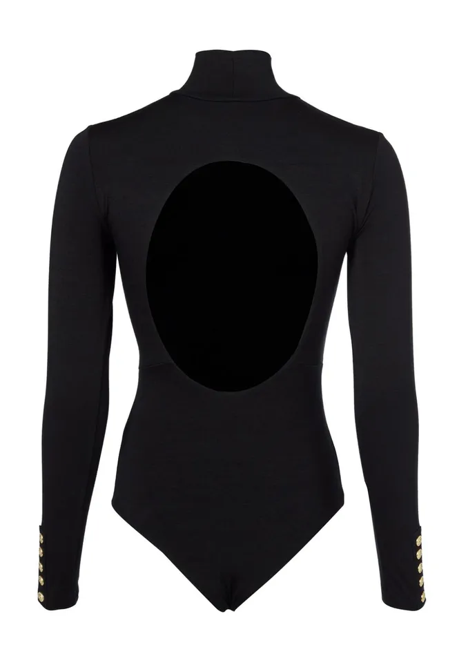 Backless Bodysuit Black Women Holland Cooper Tops Backless Bodysuit Black Women Holland Cooper Tops