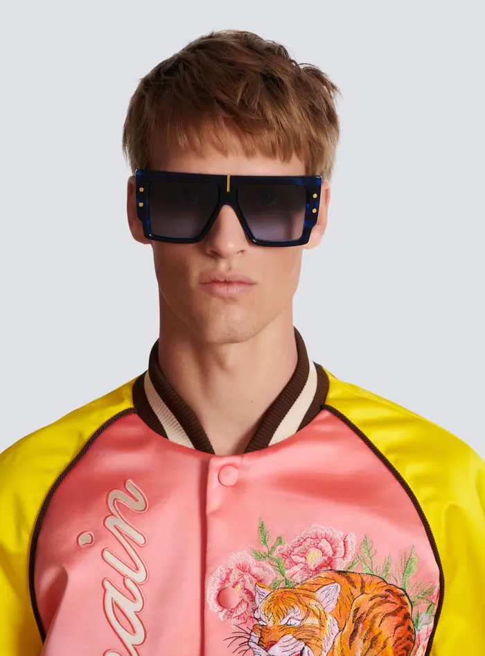 Balmain Eyewear WomenMen BGrand Sunglasses Blue