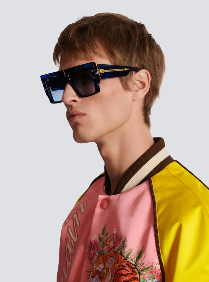 Balmain Eyewear WomenMen BGrand Sunglasses Blue