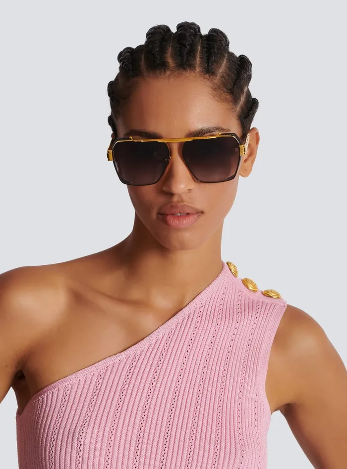 Balmain Eyewear WomenMen Premier Sunglasses Black