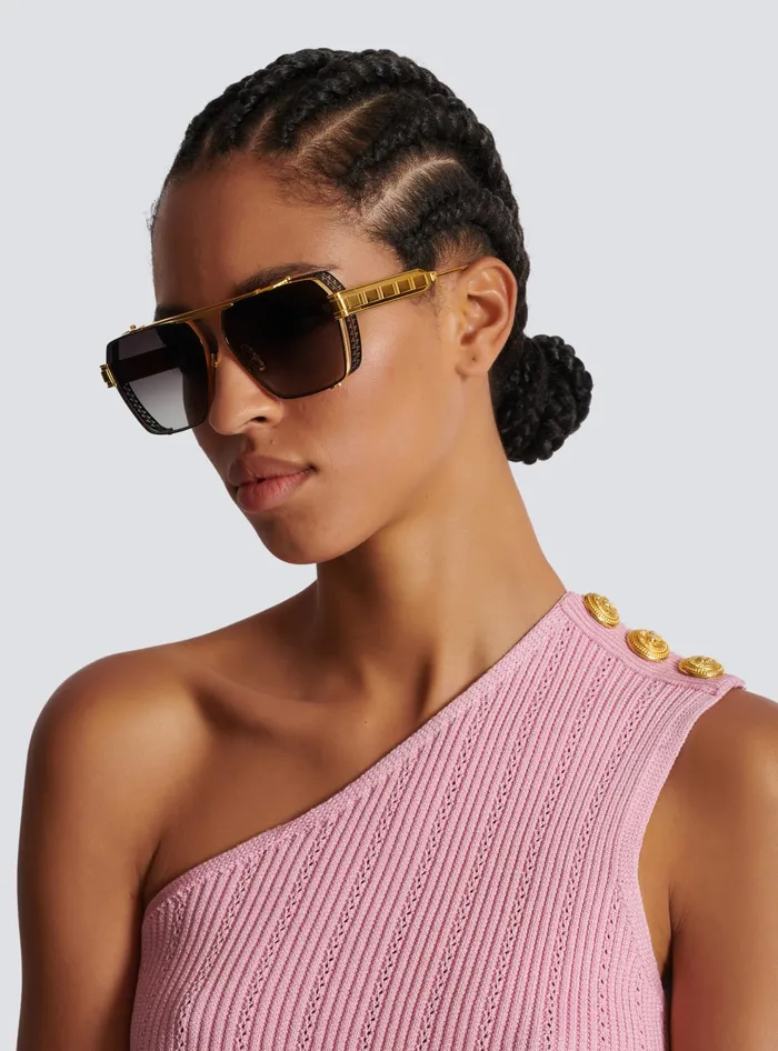 Balmain Eyewear WomenMen Premier Sunglasses Black