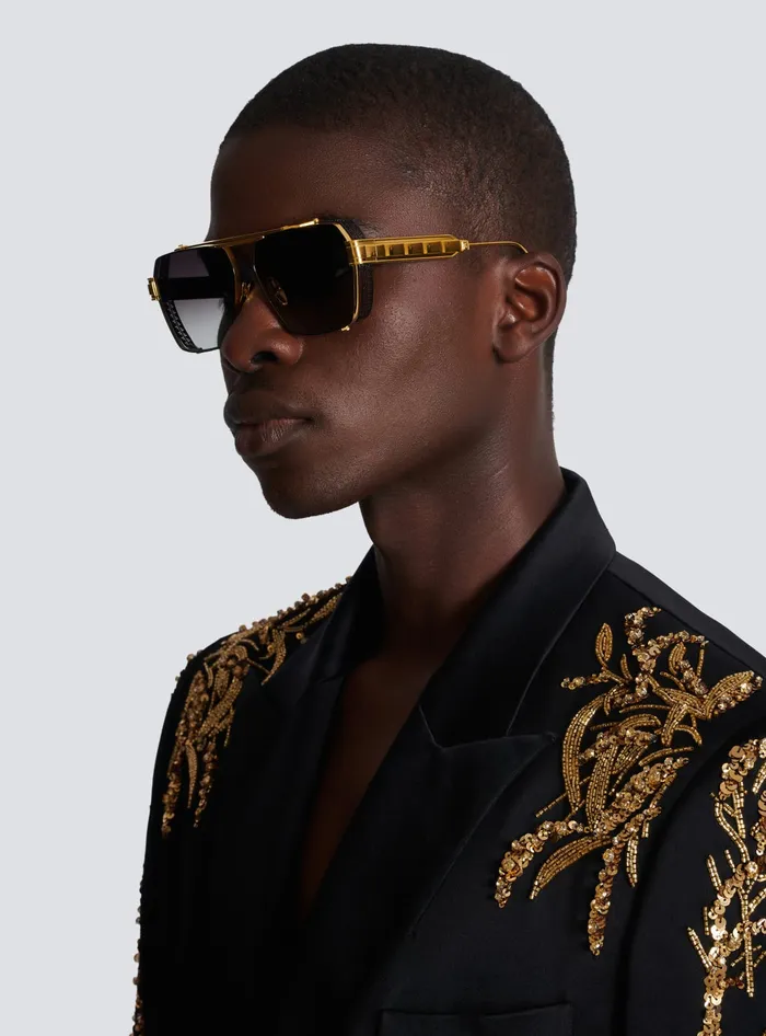 Balmain Eyewear WomenMen Premier Sunglasses Black
