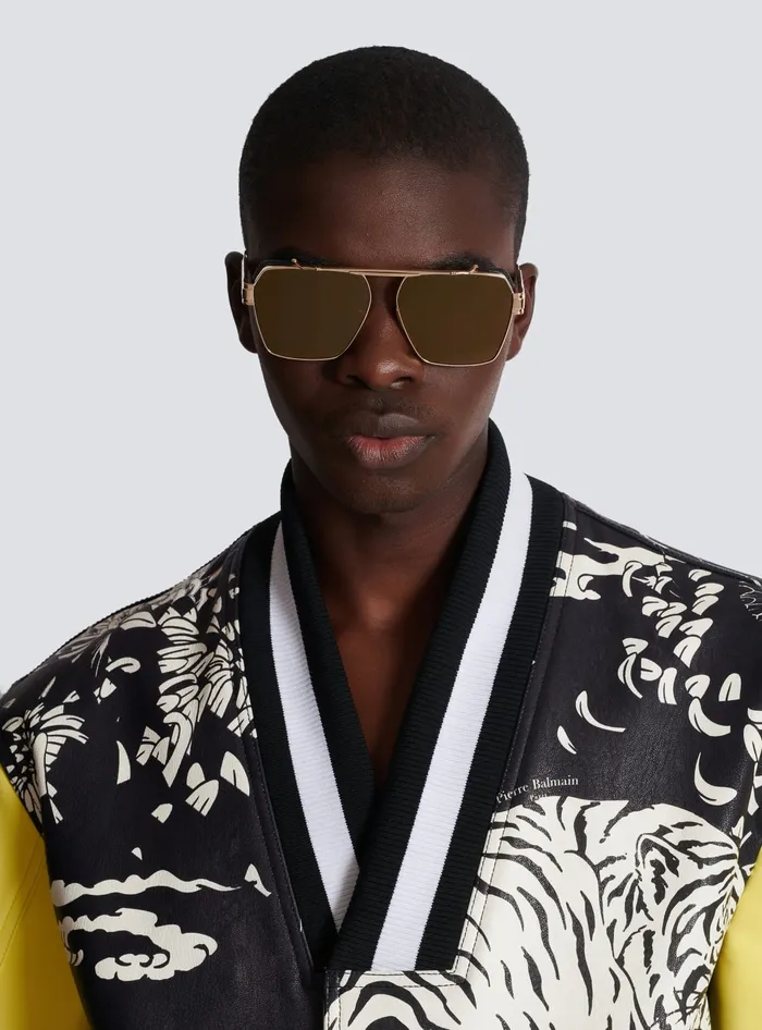 Balmain Eyewear WomenMen Premier Sunglasses Gold