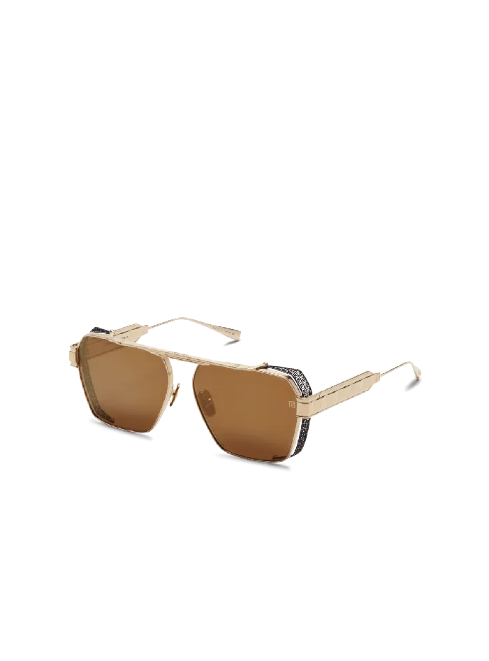 Balmain Eyewear WomenMen Premier Sunglasses Gold