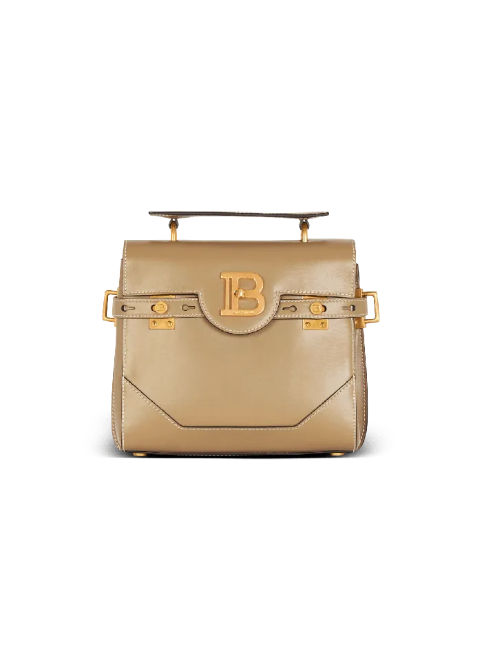 Balmain Handbags Women Calfskin BBuzz 23 Bag Brown