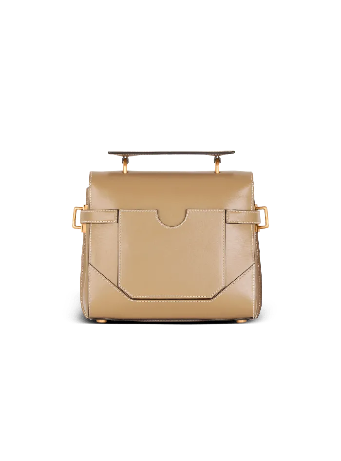 Balmain Handbags Women Calfskin BBuzz 23 Bag Brown
