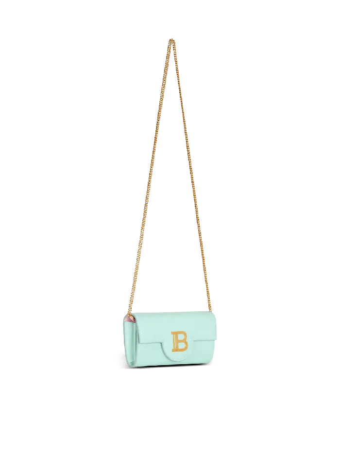Balmain Small Leather Goods Women Calfskin BBuzz Wallet Blue