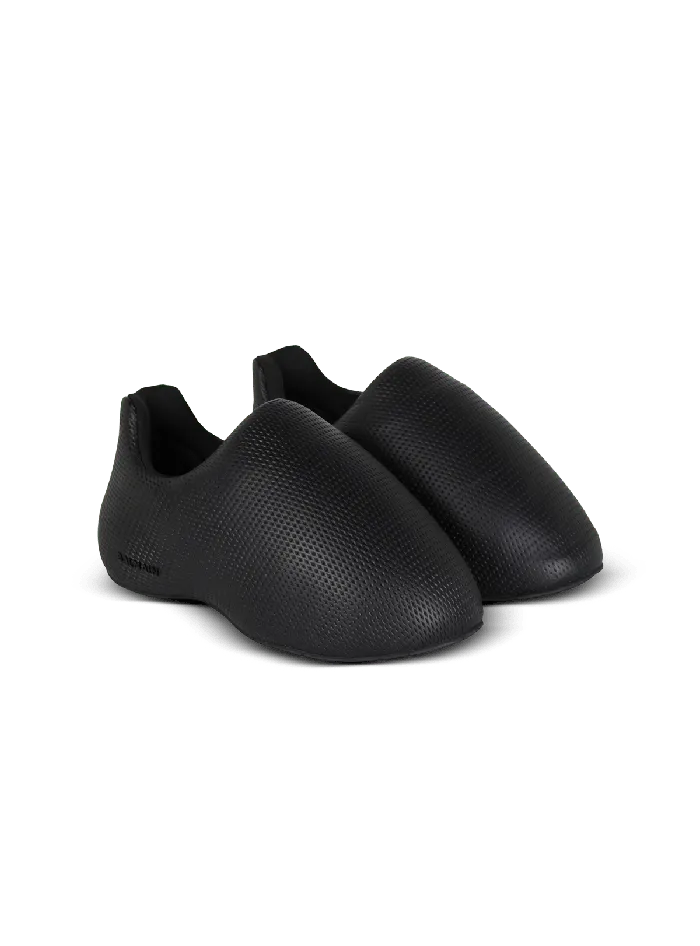 Balmain Sneakers Men BCloud Sneakers In Embossed Leather Black