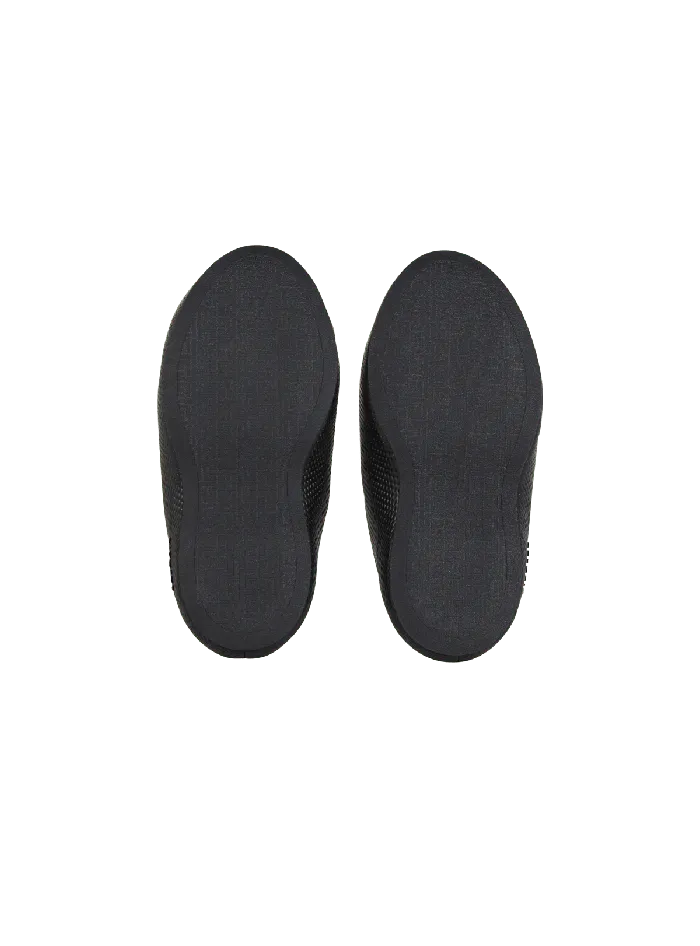 Balmain Sneakers Men BCloud Sneakers In Embossed Leather Black