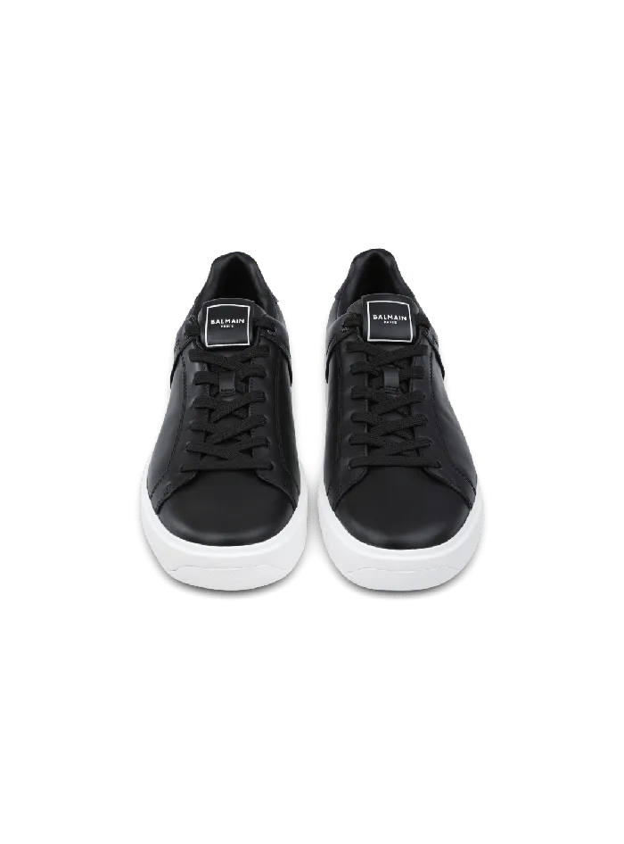 Balmain Sneakers Women BCourt Trainers In Calfskin Black