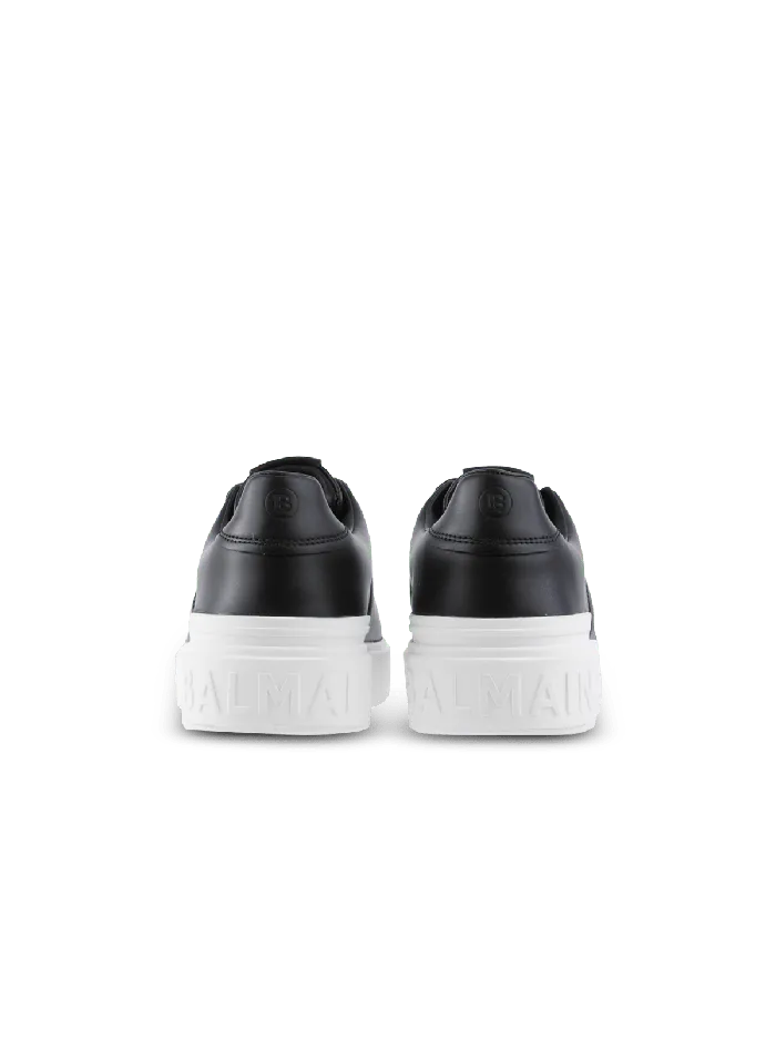 Balmain Sneakers Women BCourt Trainers In Calfskin Black
