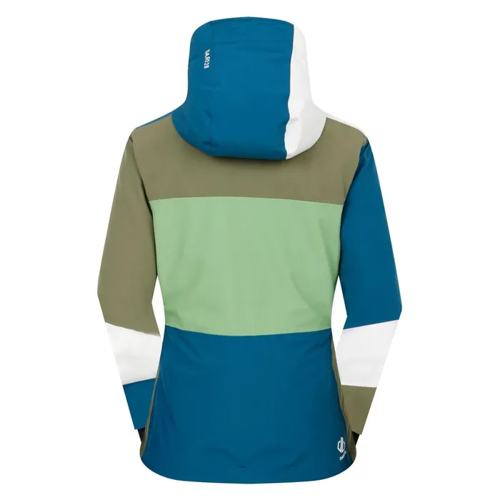 Banded Ski Jacket Moroccan Blue Green Women Dare 2b Ski Jackets