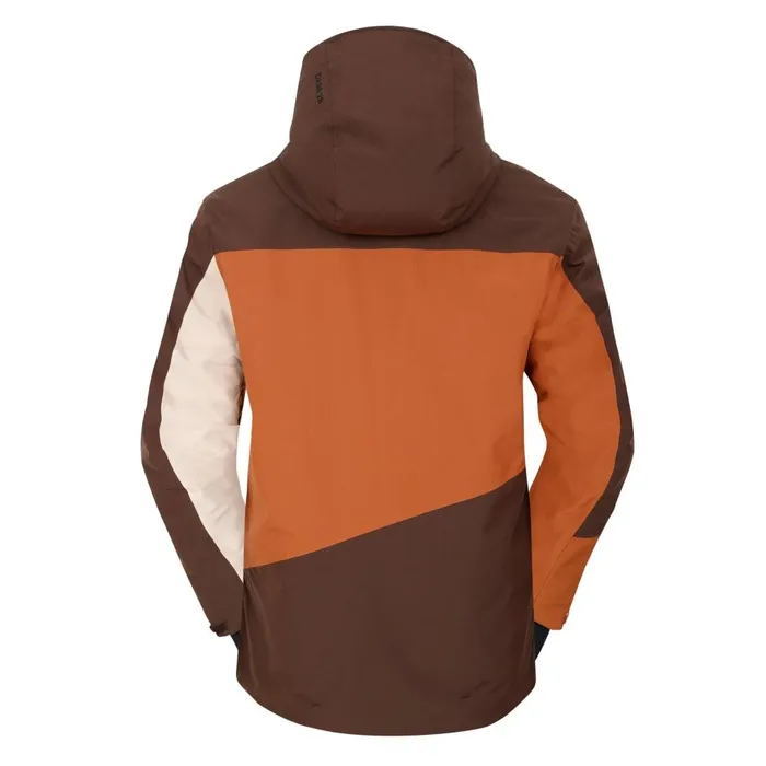 Baseplate II Ski Jacket Mocha Brown Orange Men Dare 2b Ski Jackets