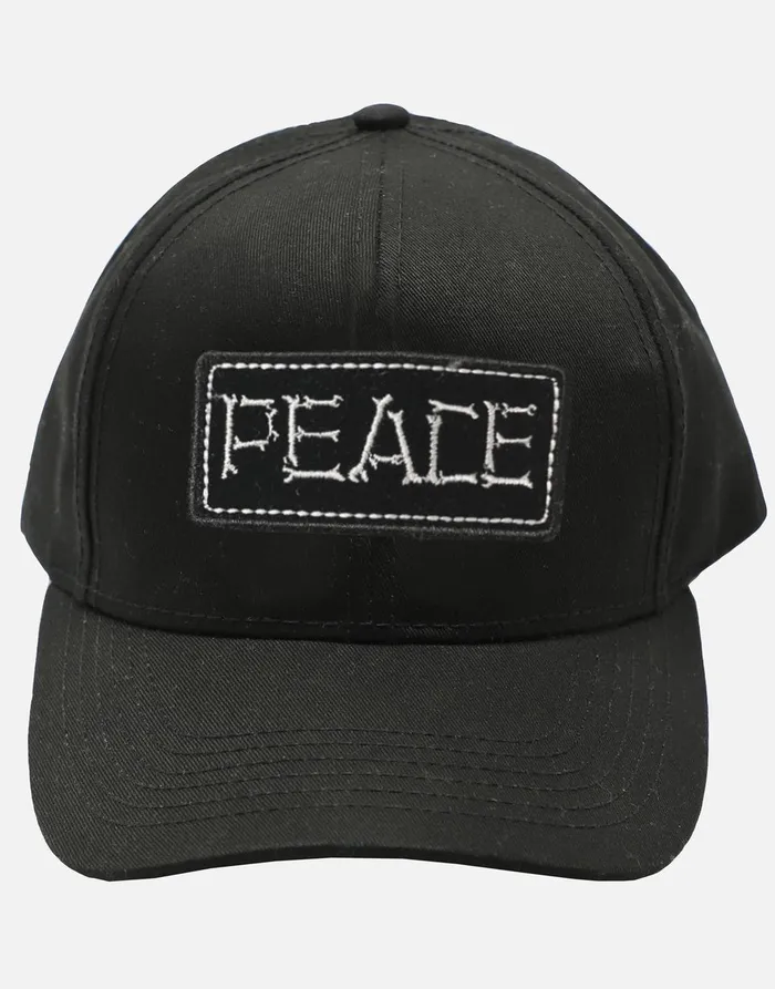 Bay Peace Text Bones Black Women039s Lauren Moshi Hats