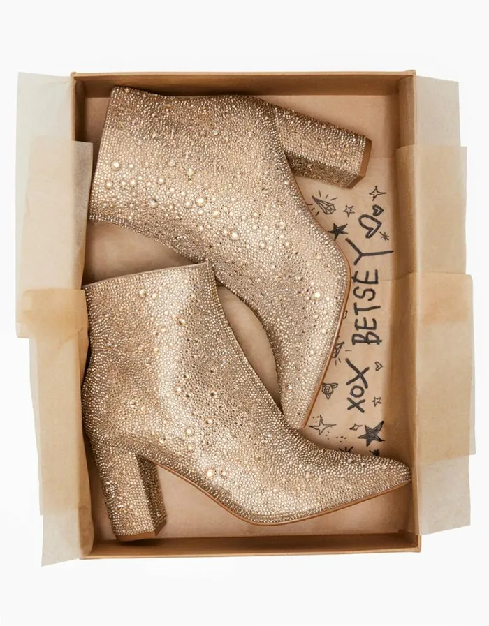 Betsey Johnson Women CADY LIGHT GOLD Gold Multi