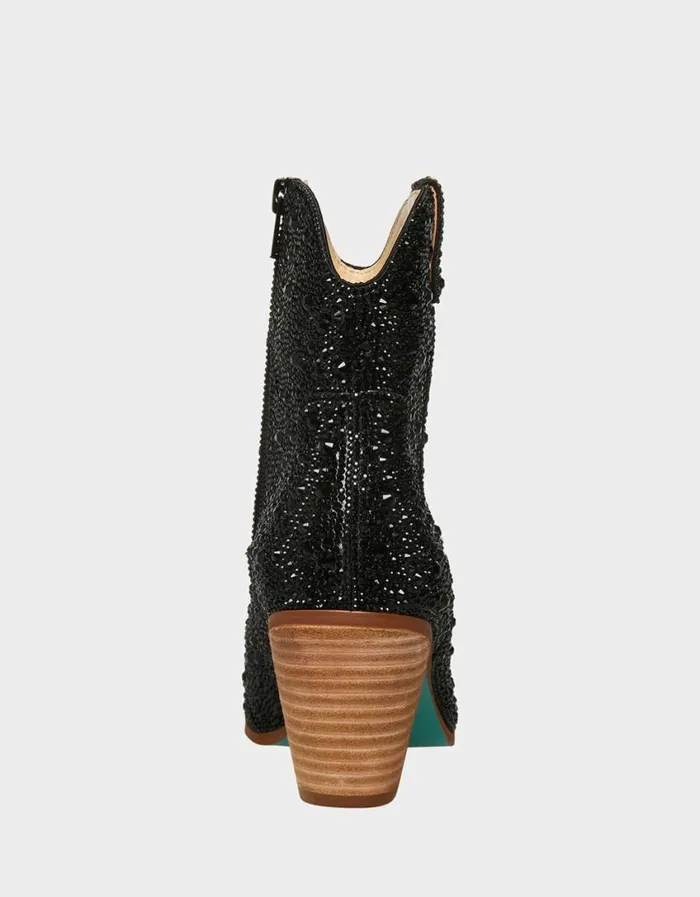 Betsey Johnson Women DIVA BLACK Black