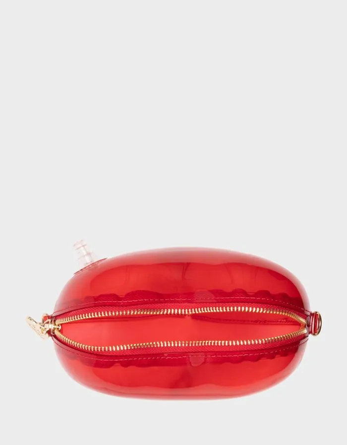 Betsey Johnson Women KITSCH HEART BEAT CROSSBODY RED Red