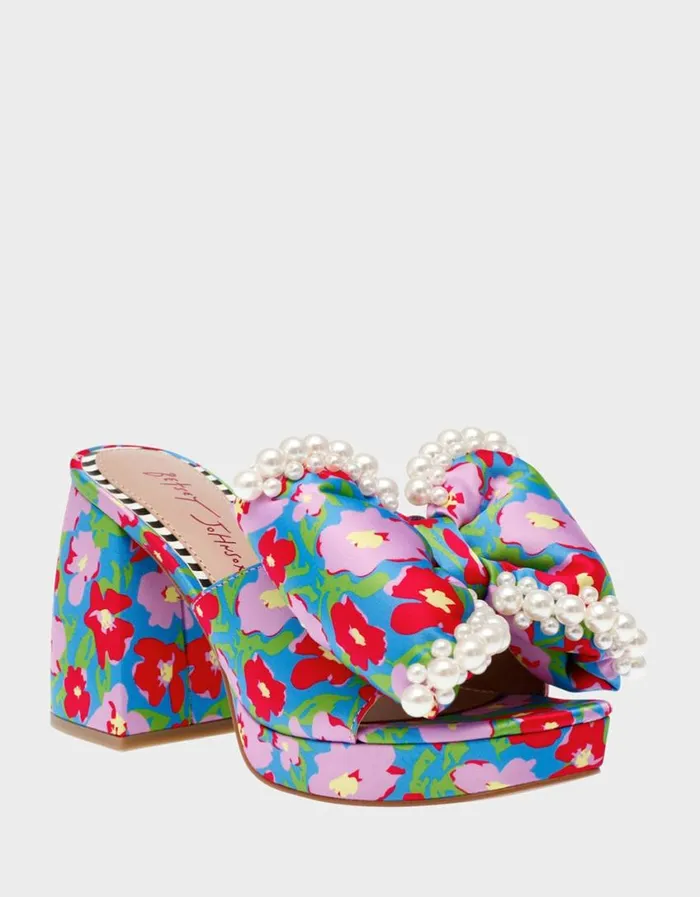Betsey Johnson Women MACCIE BLUE MULTI Blue Multi