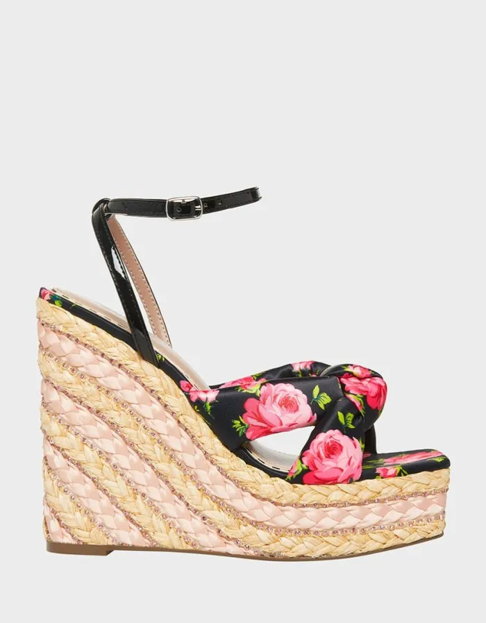 Betsey Johnson Women PANSIE BLACK MULTI Black Multi