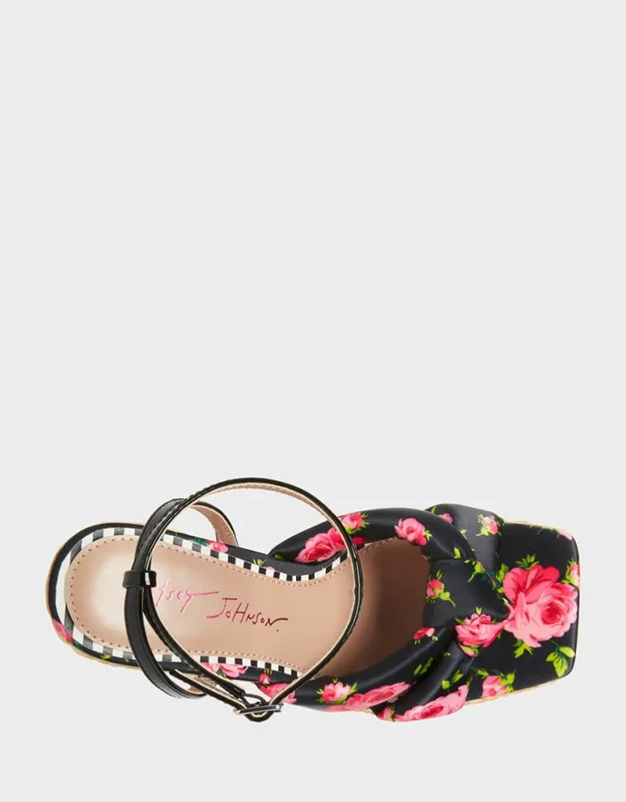 Betsey Johnson Women PANSIE BLACK MULTI Black Multi