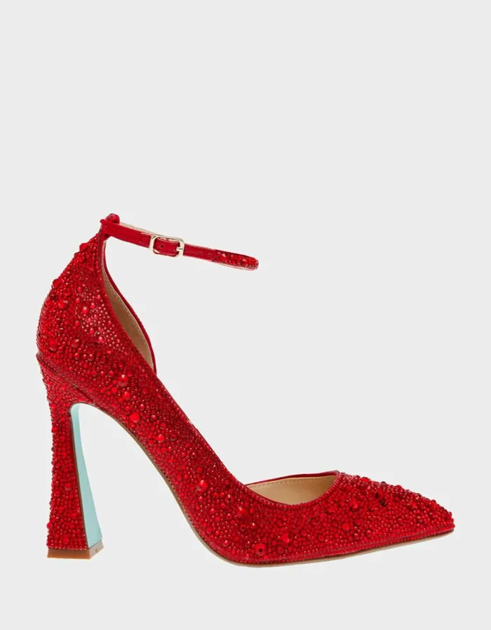 Betsey Johnson Women RAMSY RED Red