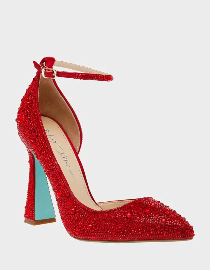 Betsey Johnson Women RAMSY RED Red