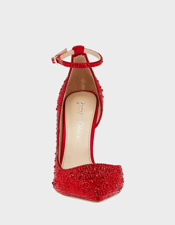 Betsey Johnson Women RAMSY RED Red