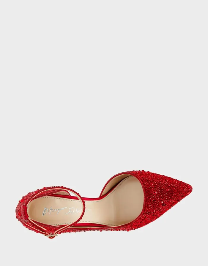 Betsey Johnson Women RAMSY RED Red