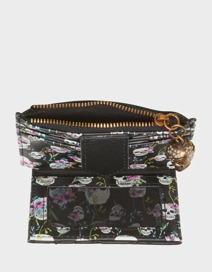 Betsey Johnson Women SPIDER BIFOLD WALLET BLACK Betsey Johnson Women SPIDER BIFOLD WALLET BLACK