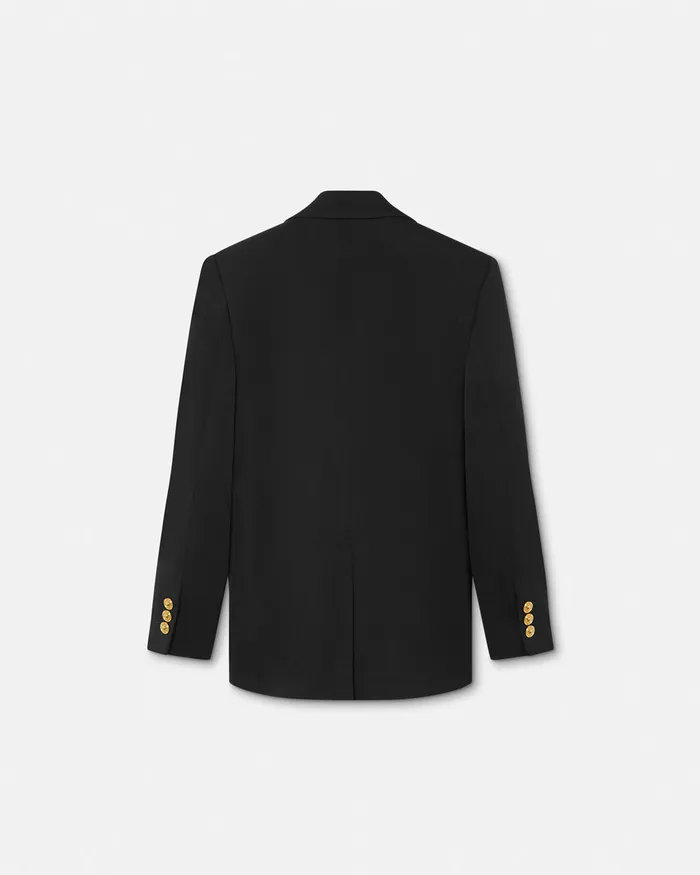 Blazer and Jackets Women Versace SingleBreasted Oversized Blazer Black