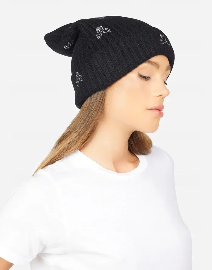 Blix Mini Crystal Cross Bone Skulls Black Women039s Lauren Moshi Sweaters and Knits Blix Mini Crystal Cross Bone Skulls Black Women039s Lauren Moshi Sweaters and Knits