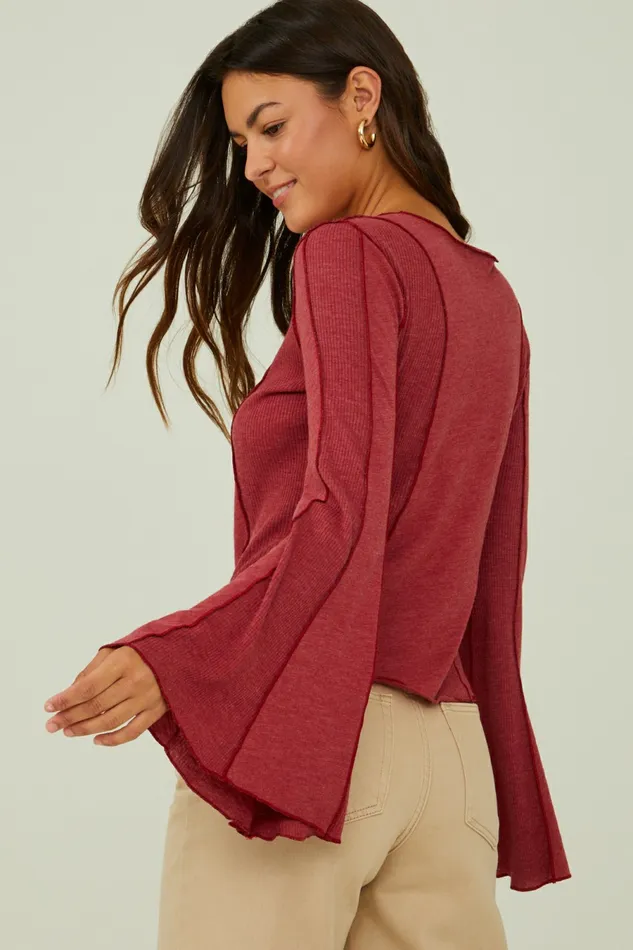 Blouses Altar8217d State Women Zya Bell Sleeve Top