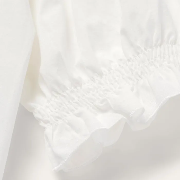 Blouses Women Stetson Cotton Voile Peasant Blouse White