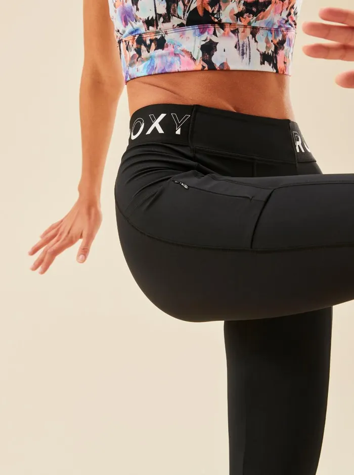 Bold Moves 8211 Technical Leggings Anthracite Women Roxy Trousers