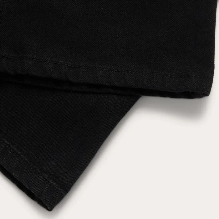 Boot Cut Men Stetson 1120 Slim Fit Standard Straight Leg Jean Black